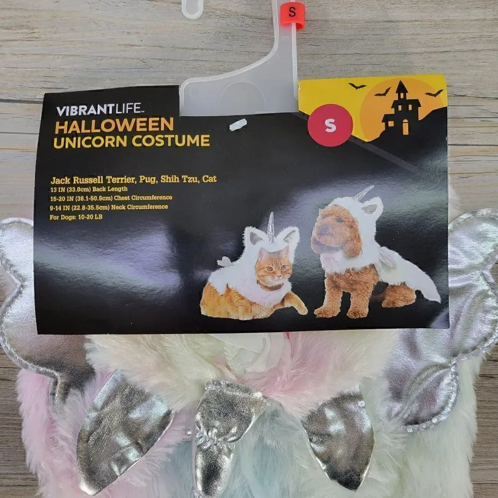 Vibrant Life Unicorn Dog Costume Sz S